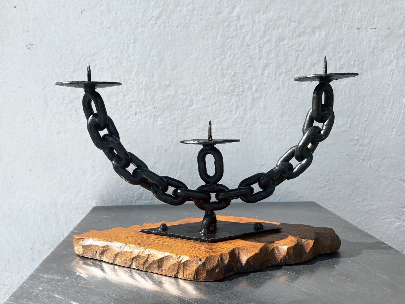 Brutalist candle holder 50s