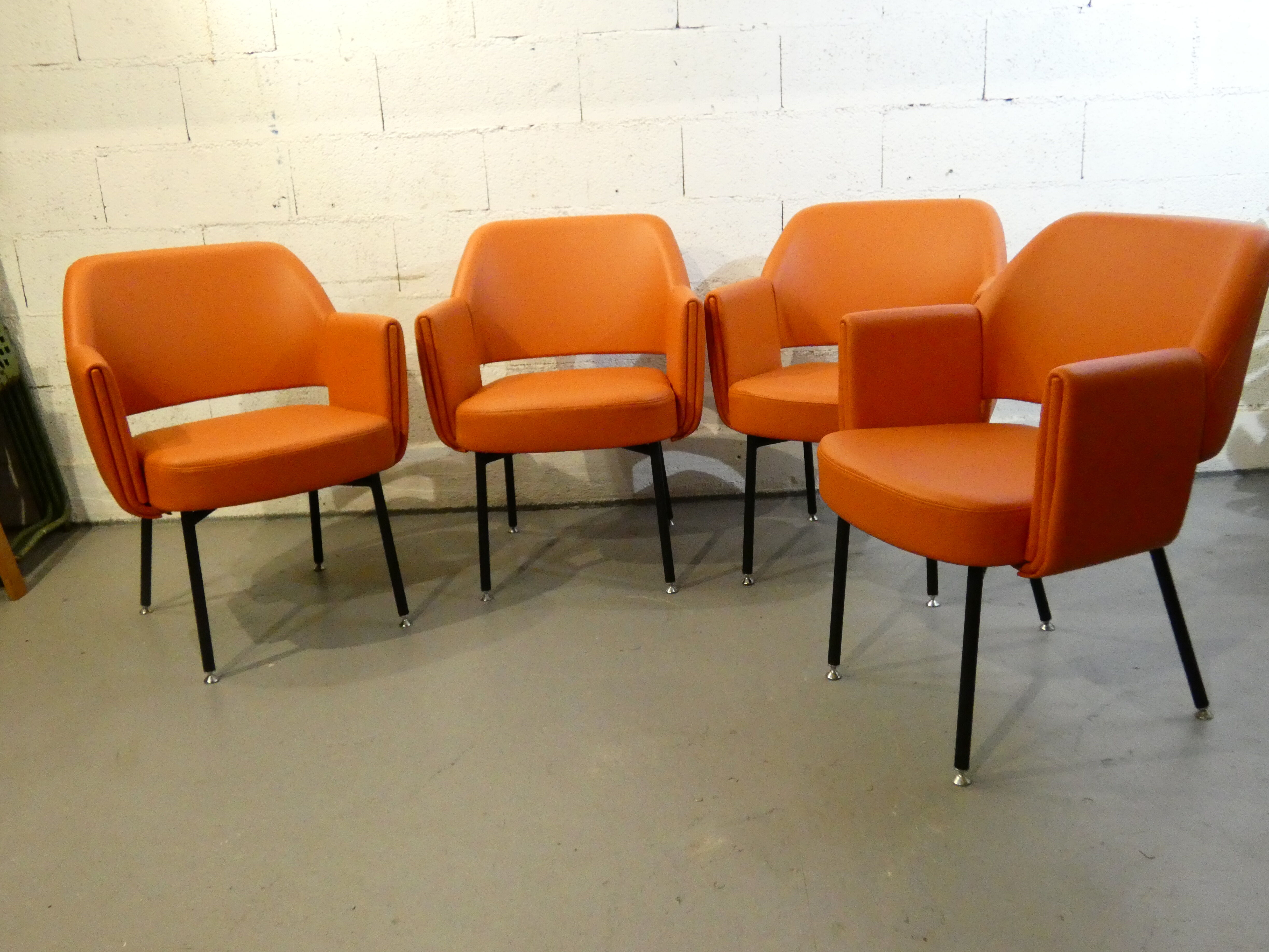 Armchairs model "Deauville", design by Marc and Pierre Simon, published by Airborne