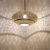 Moroccan brass pendant light
