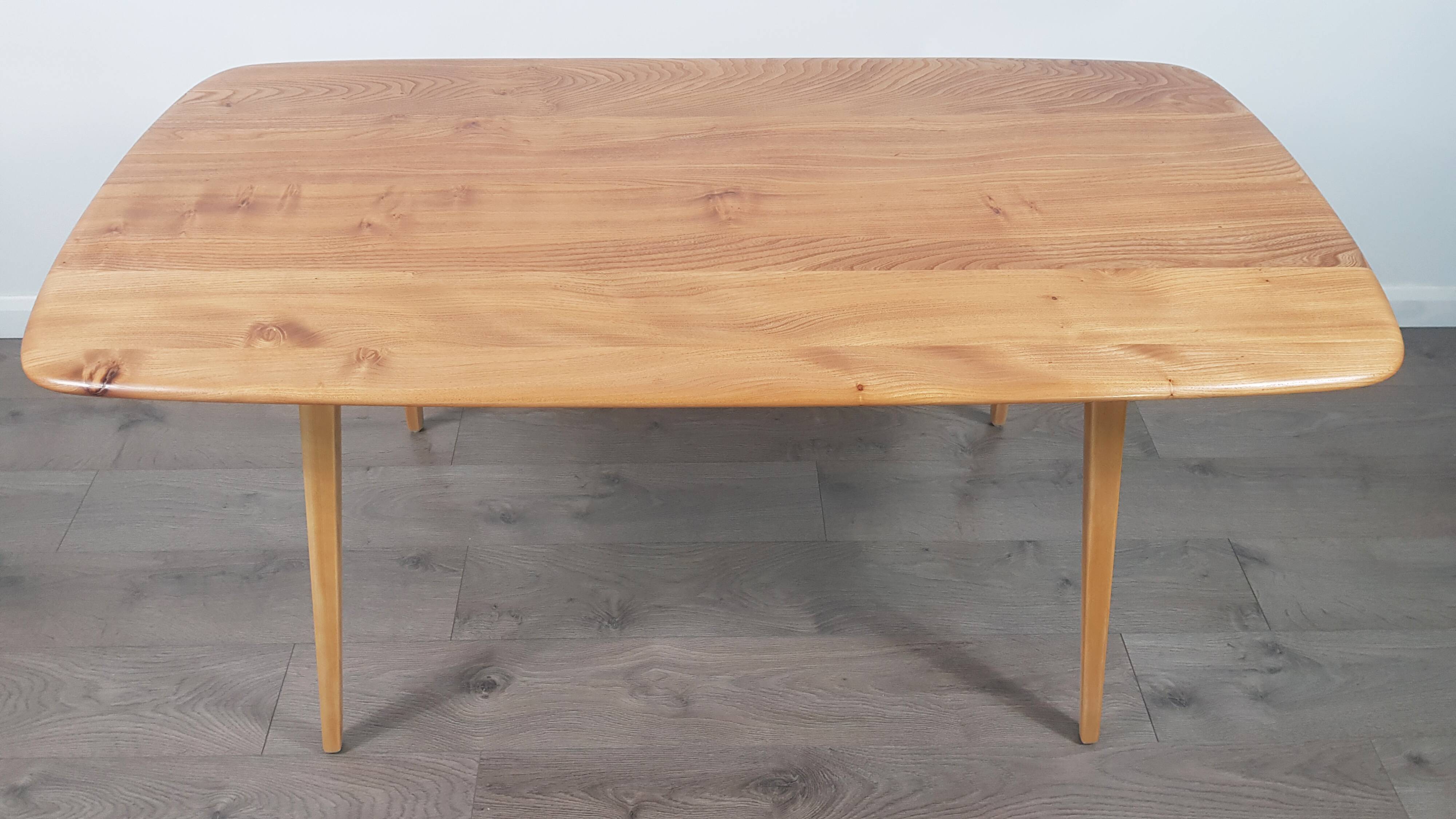 Mid Century Plank Dining Table by Lucian Ercolani for Ercol, 1960s