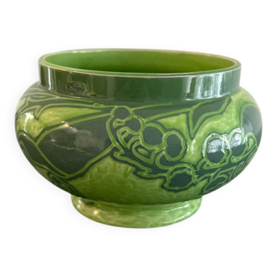 Vase Art Nouveau signé Gunnar Wennerberg et daté 1901