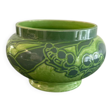 Art Nouveau vase signed Gunnar Wennerberg and dated 1901