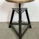 Black Industrial Workshop Swivel Stool, 1960s