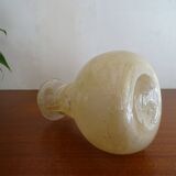 Vase with handle Scavo Seguso Vetri d'Arte iridescent glass Murano 1950