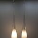 IKEA Klockspel 1980 pair of pendant lights cleaned and functional.
