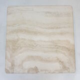 Italian travertine coffee table, 1980's