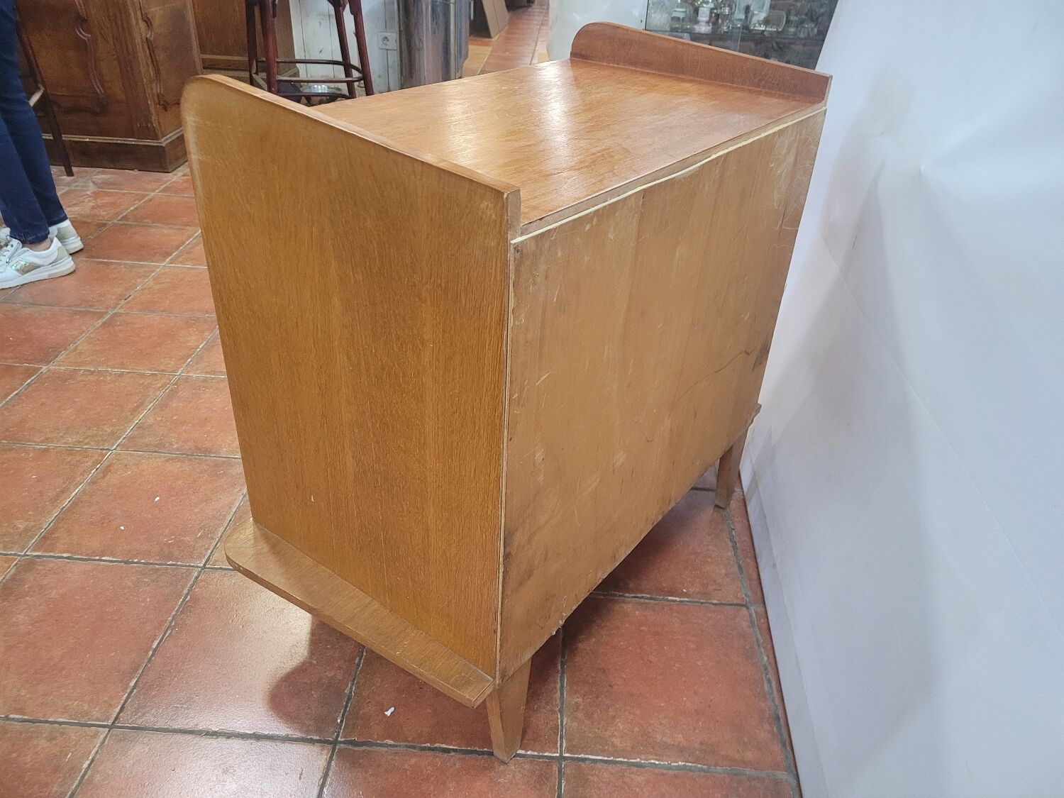 Commode scandinave en chêne des années 60