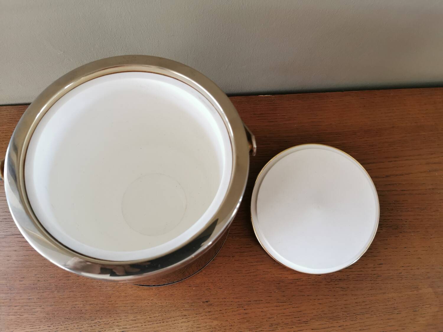 Large Vintage Ice Bucket Glacette Lidian