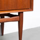 Sideboard in teak with drawers and 3 doors, 1960s