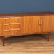 Retro teak zebrano 1960s long elliots of newbury eon mid century sideboard