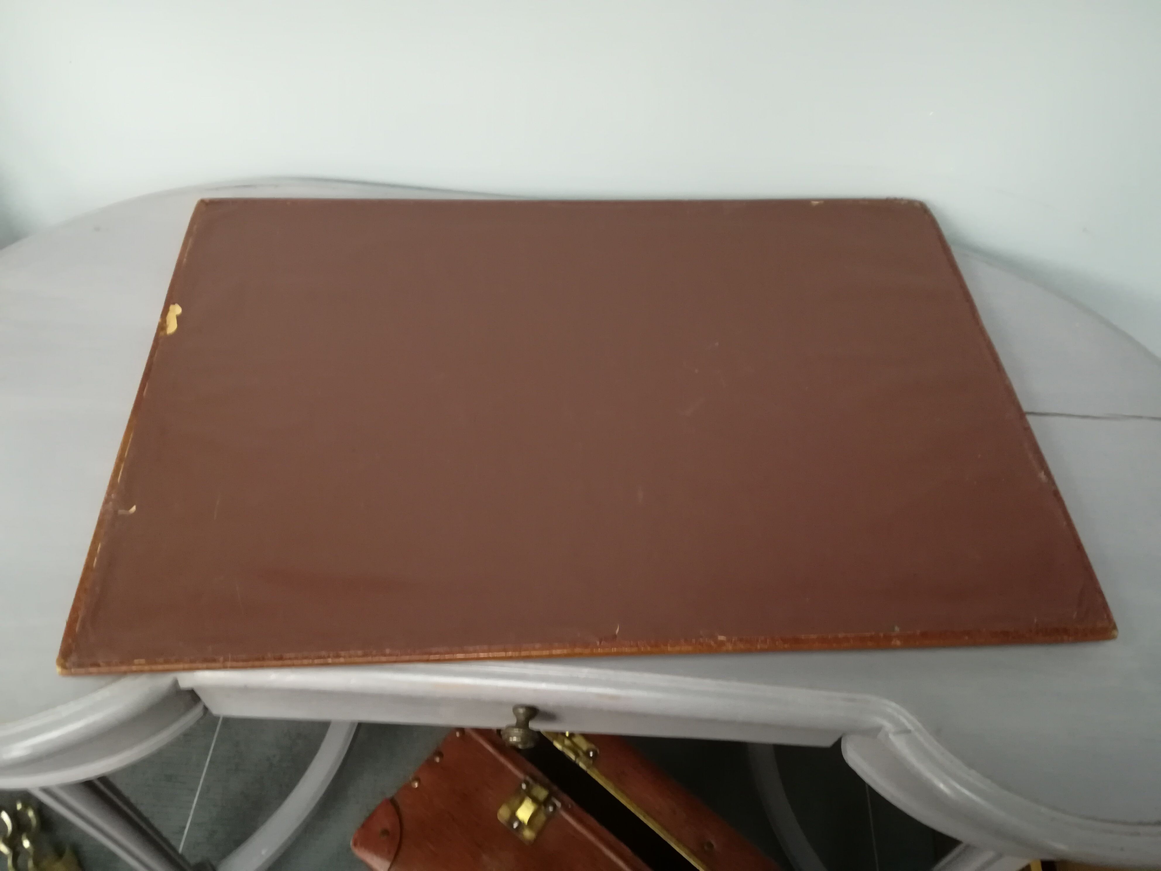Leather desk pad