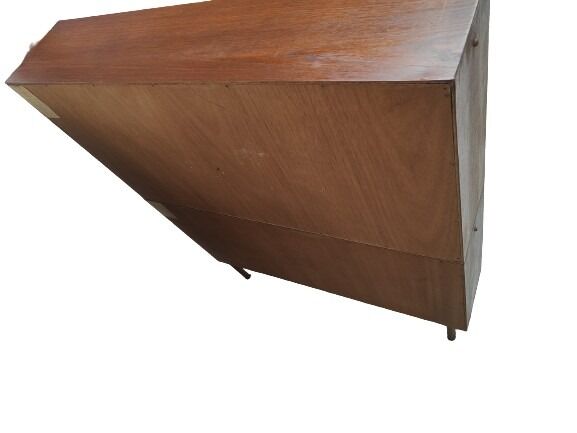 Mid century highboard display cabinet