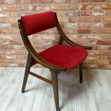 Chair GFM-57 "Jumper" designed by J. Kędziorek, Poland 1960s, red