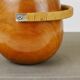 Carl Aubock sugar bowl & tongs, walnut, nickel, cane, no. 3536, 1940s