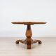 Biedermeier Period Round Walnut Table, Germany, circa 1840