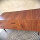 Low Scandinavian enfilade in teak, late 1960s.