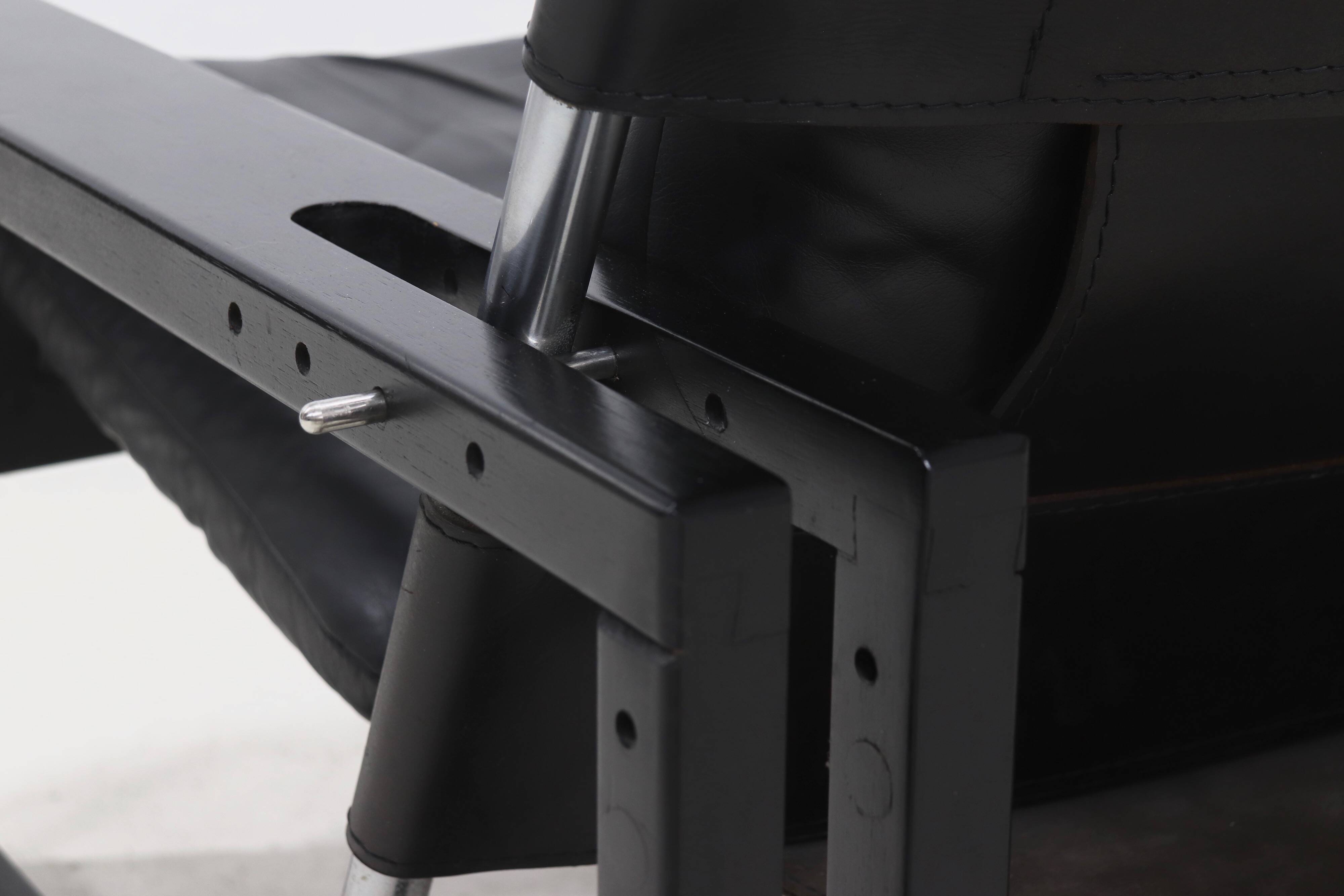 Brutalist Adjustable Lounge Chair by Sonja Wasseur 1970s