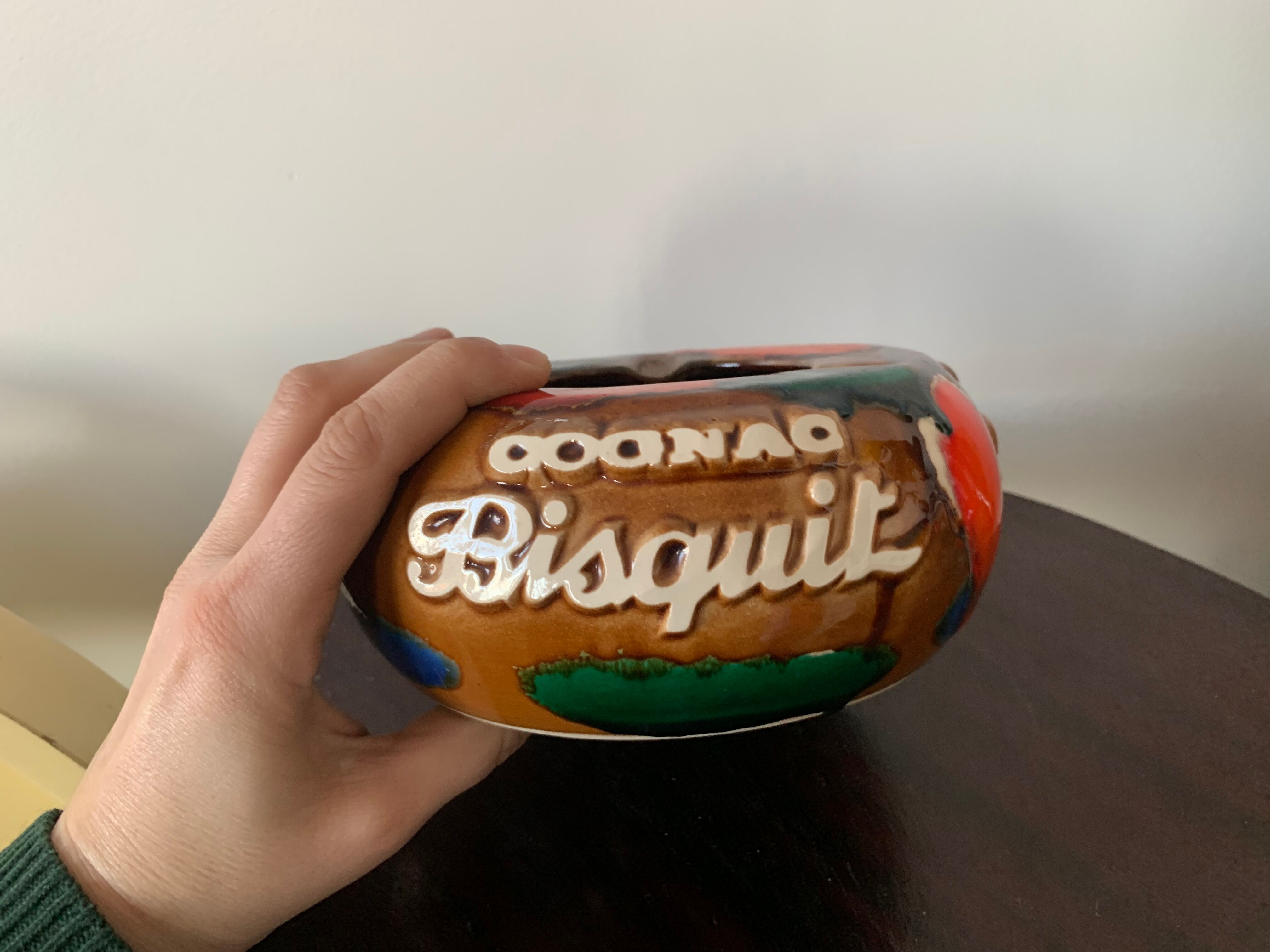 Vintage ashtray Cognac Bisquit