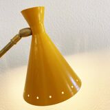 Grande lampe Italienne à contrepoids en laiton de design 50