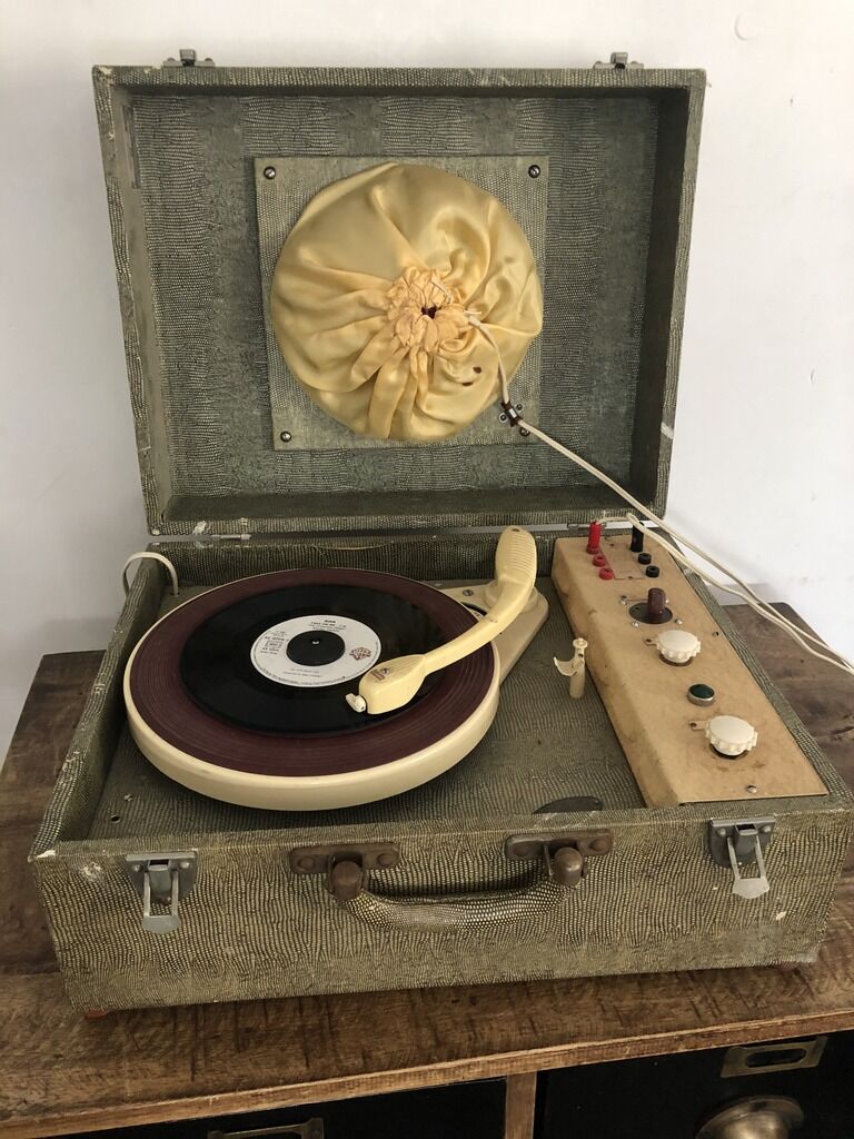 Vintage disc turntable