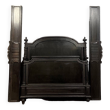 Napoleon III period center bed in lacquered wood circa 1850