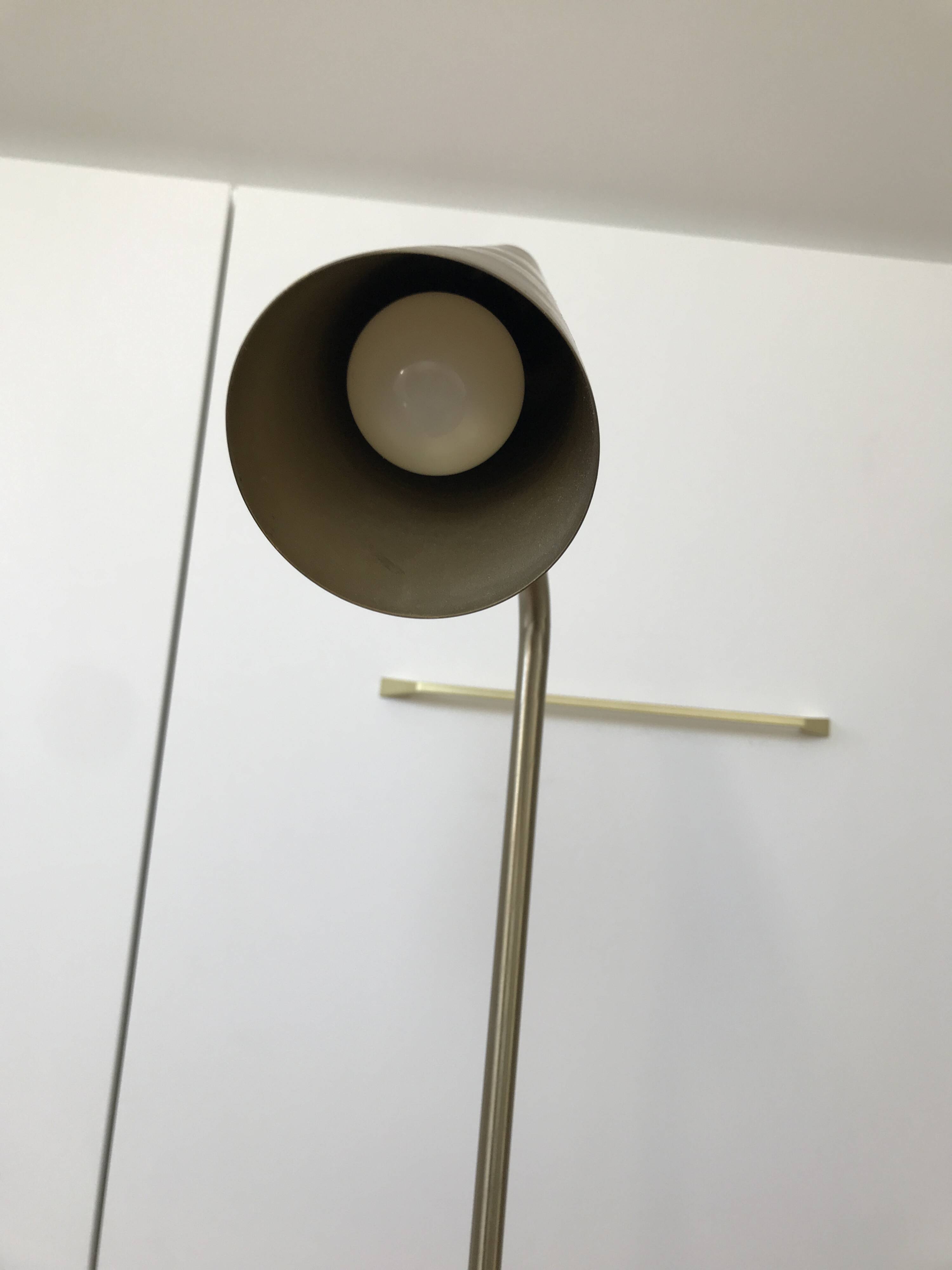 Brass floor lamp/reading lamp House Doctor