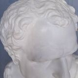Vitellius plaster bust 60cm th mid 20th century