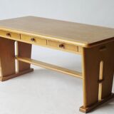 Bureau en chêne double face par Bas van Pelt pour EMS Overschie années 1930