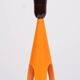 Voss Belysning Orange Enamel table lamps 1950s Denmark
