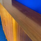 Highboard, living room furniture teak 60s vintage Danish