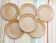 Speckled stoneware dessert plate