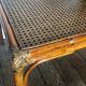 Table low rectangular rattan and caning