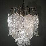 Ceiling lamp with Murano glass sheets
