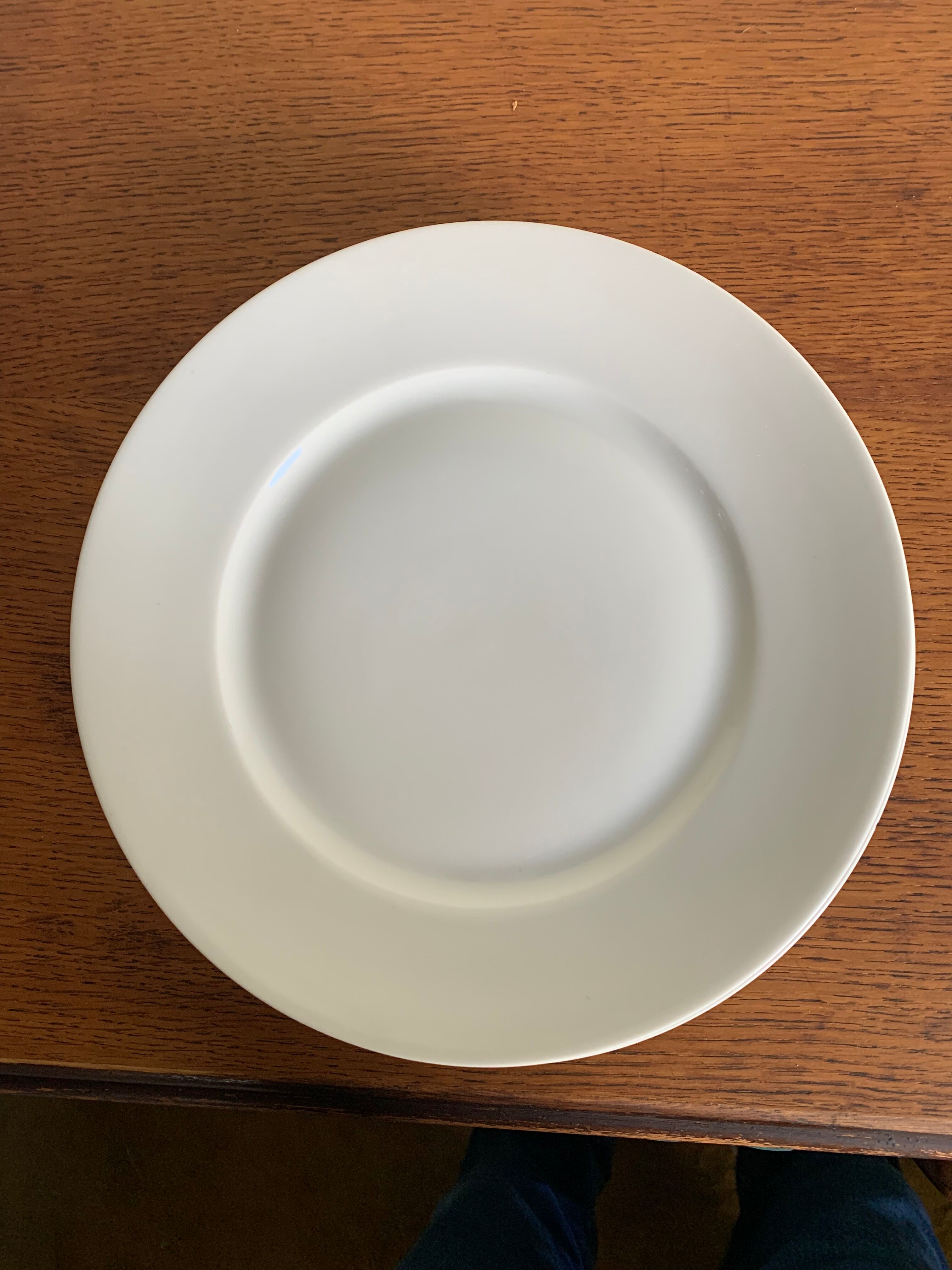 6 flat plates Limoges porcelain.