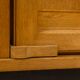 Guillerme and Chambron. Oak wardrobe with integrated secretary. 1970-80.