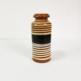 Ceramic, modernist vase, Scheurich, Germany, 1960s.