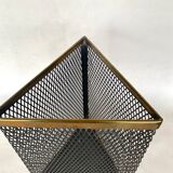 Mesh basket and brass, 70s