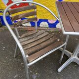 Parisian coffee set bistro vintage terrace 1980s