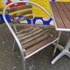 Parisian coffee set bistro vintage terrace 1980s