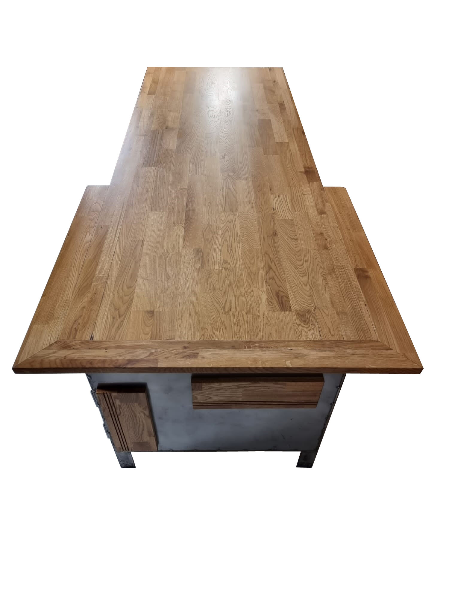 Industrial kitchen island, 1970s