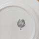 Set of 6 Boch oak leaf dessert plates