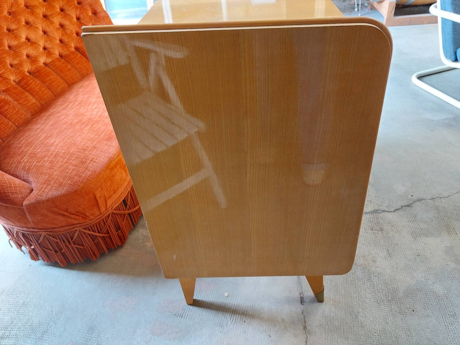 1960s chest of drawers with compass feet