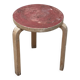 Alvar Aalto Artek Stool 60 Finland 1950s Vintage Birch Original Patina