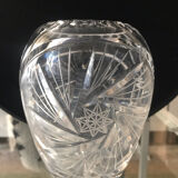 Vase cristal ovale