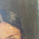 Portrait huile jeune fille
