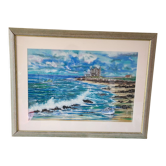 Old Quiberon pastel signed