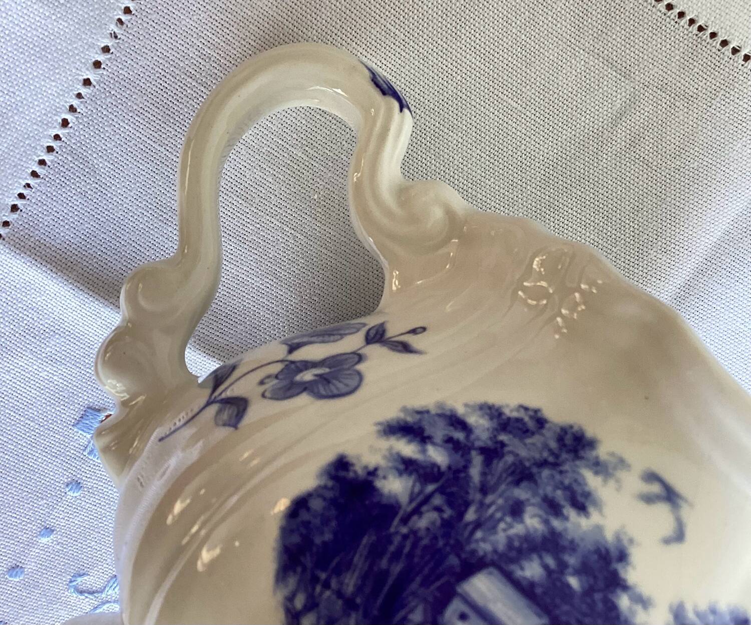 Pot à lait crémier sarreguemines romantic