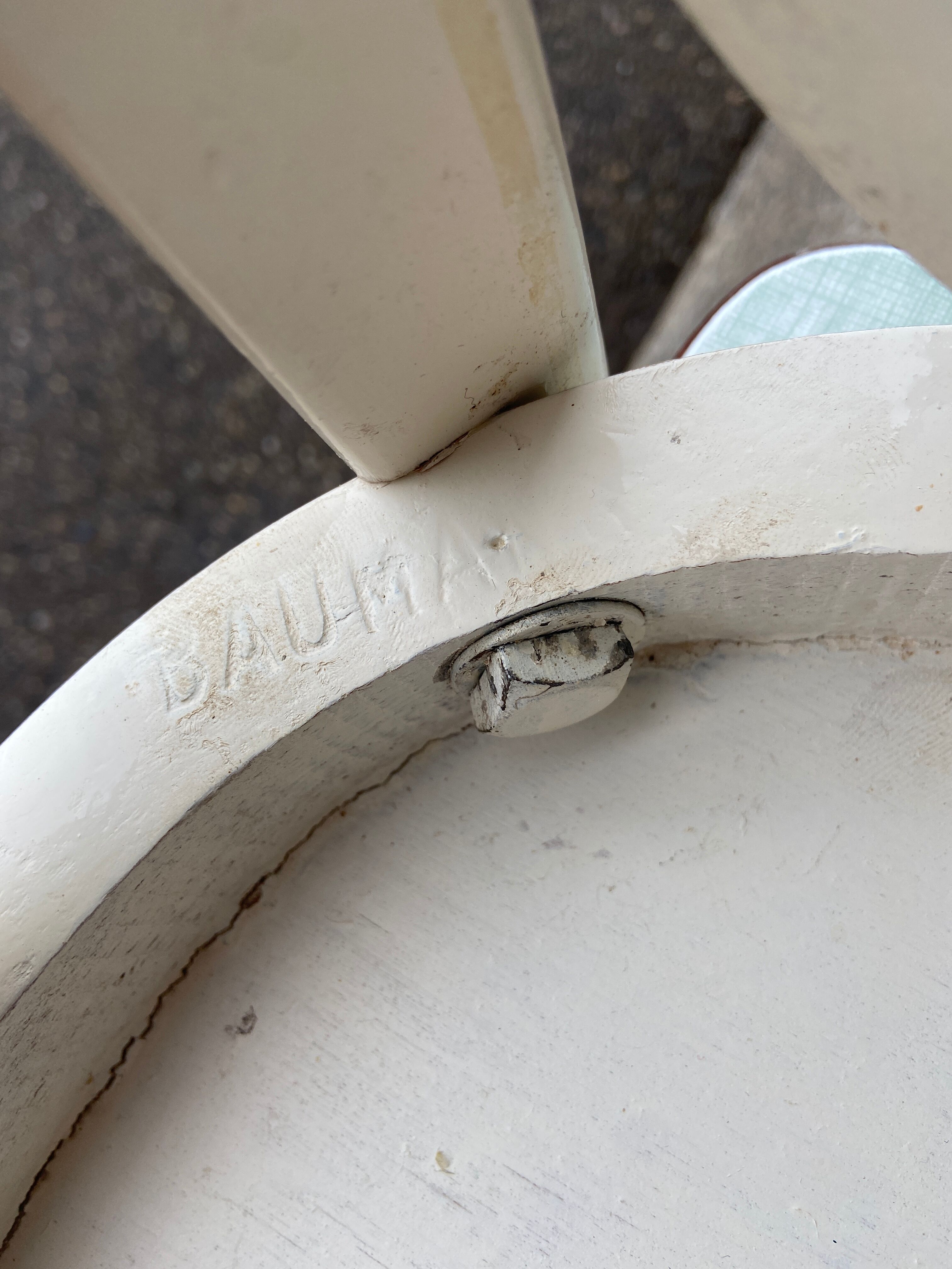 4 baumann chairs wood and formica 1960