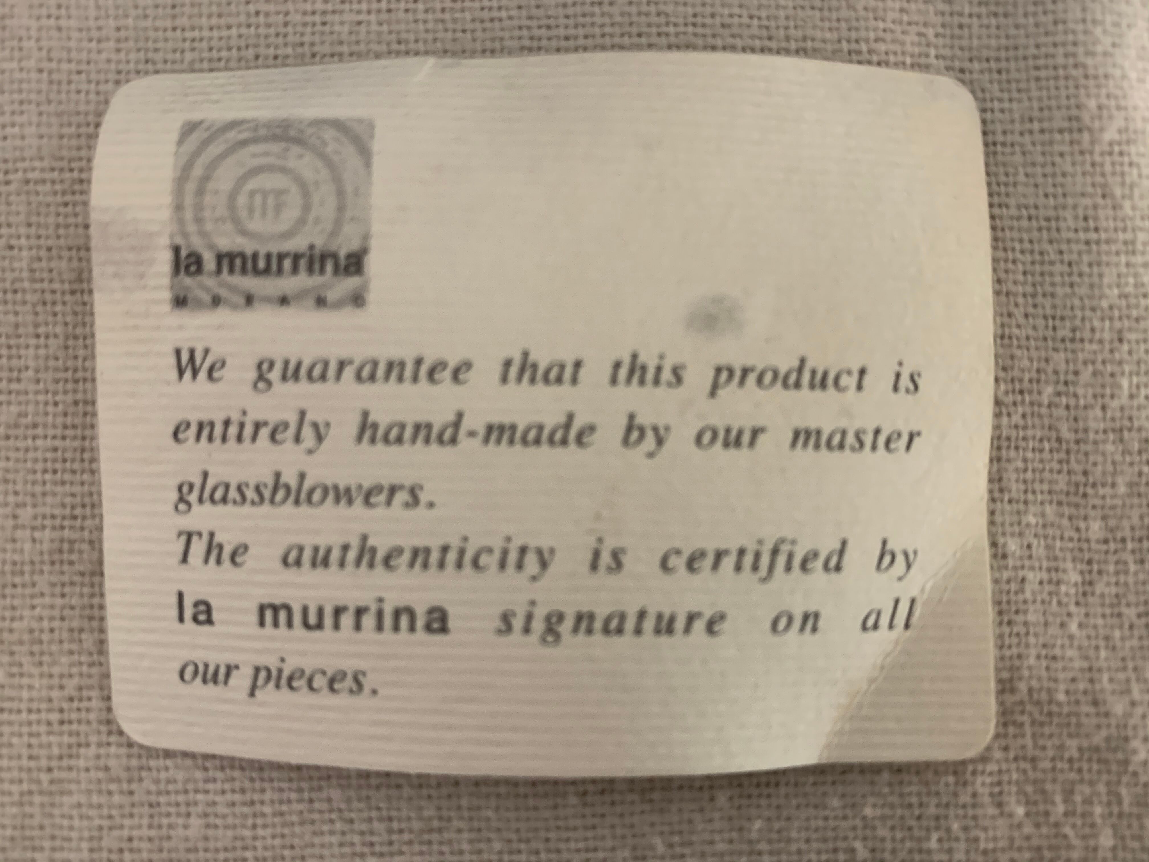 Baguier Tiozzo Sergio di Claudio Tiozzo Murano La Murrina