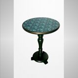 Vintage pedestal table restyled